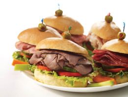 mini-sandwich platter